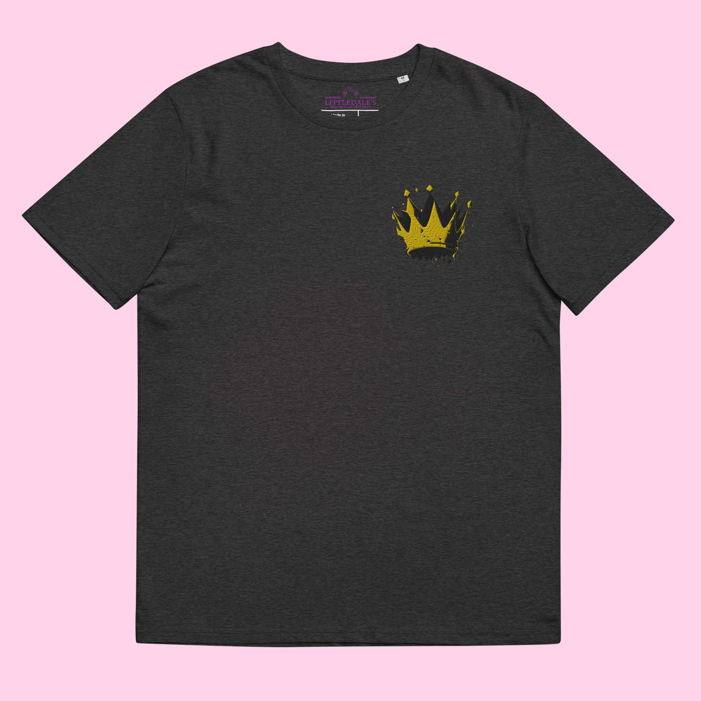 The Feeling Like Royalty Organic Tee - Embroidered