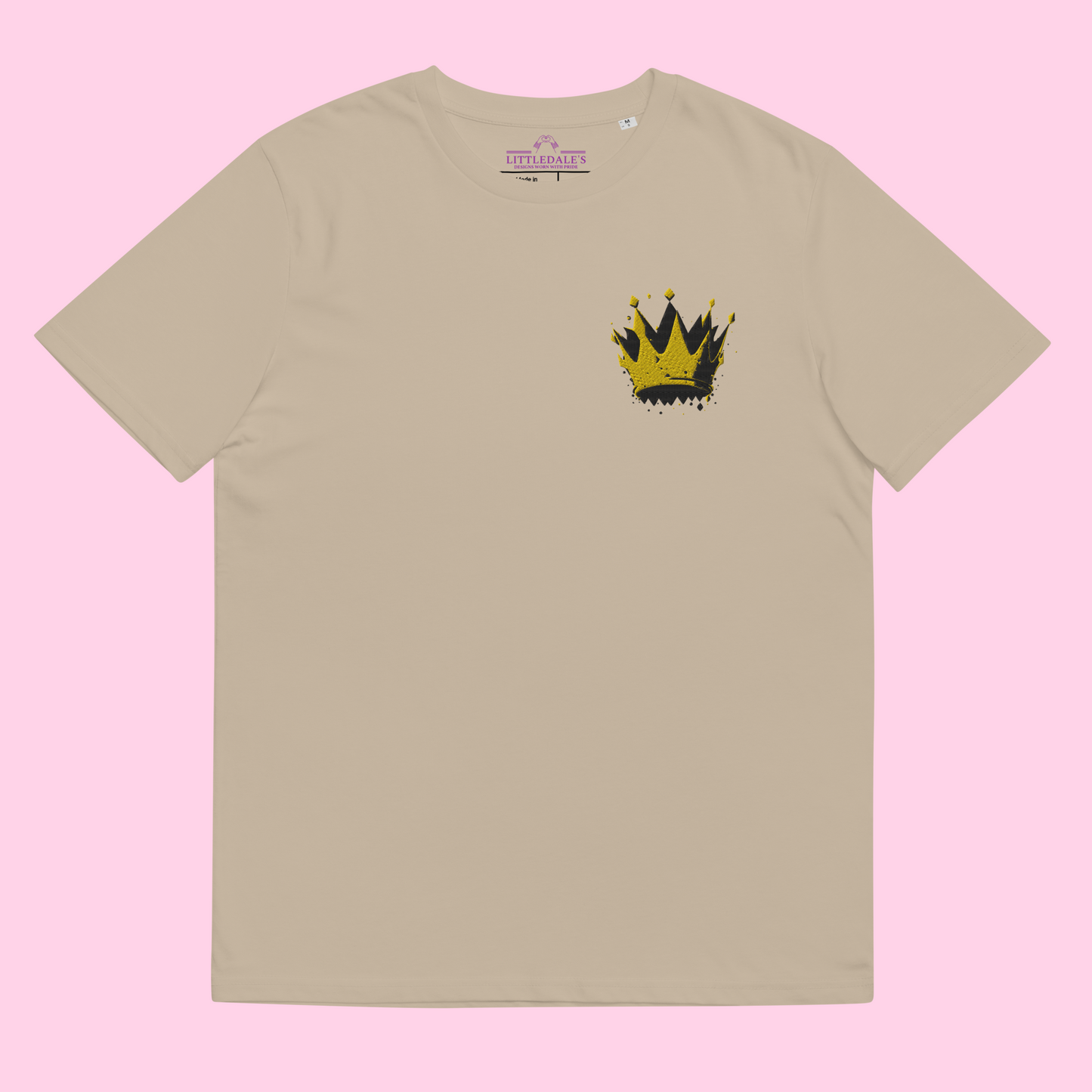 The Feeling Like Royalty Organic Tee - Embroidered