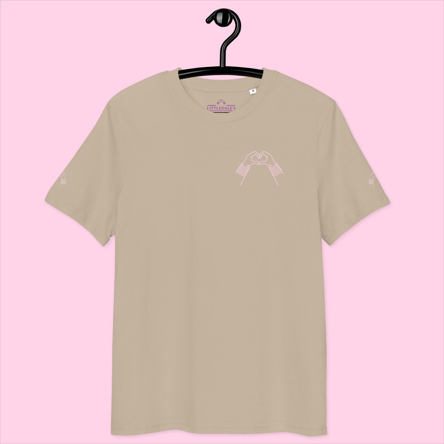 Littledale's Signature Organic Tee - The Perfectly Pink