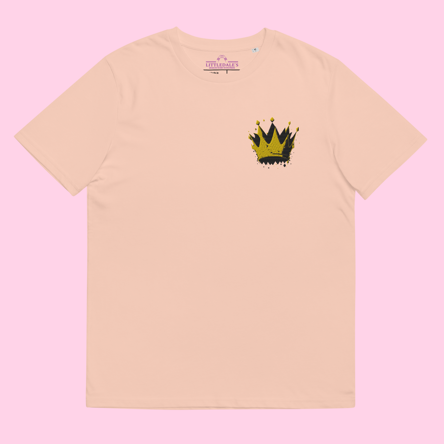 The Feeling Like Royalty Organic Tee - Embroidered