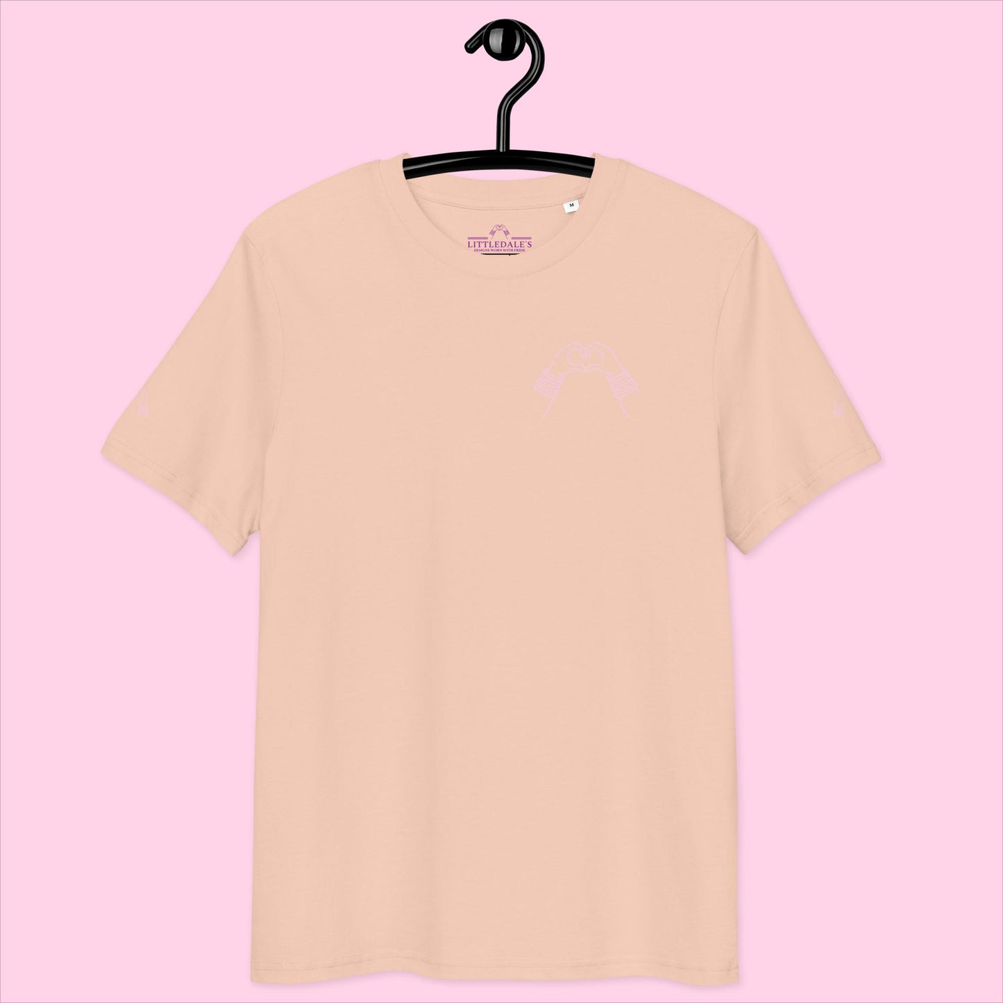 Littledale's Signature Organic Tee - The Perfectly Pink