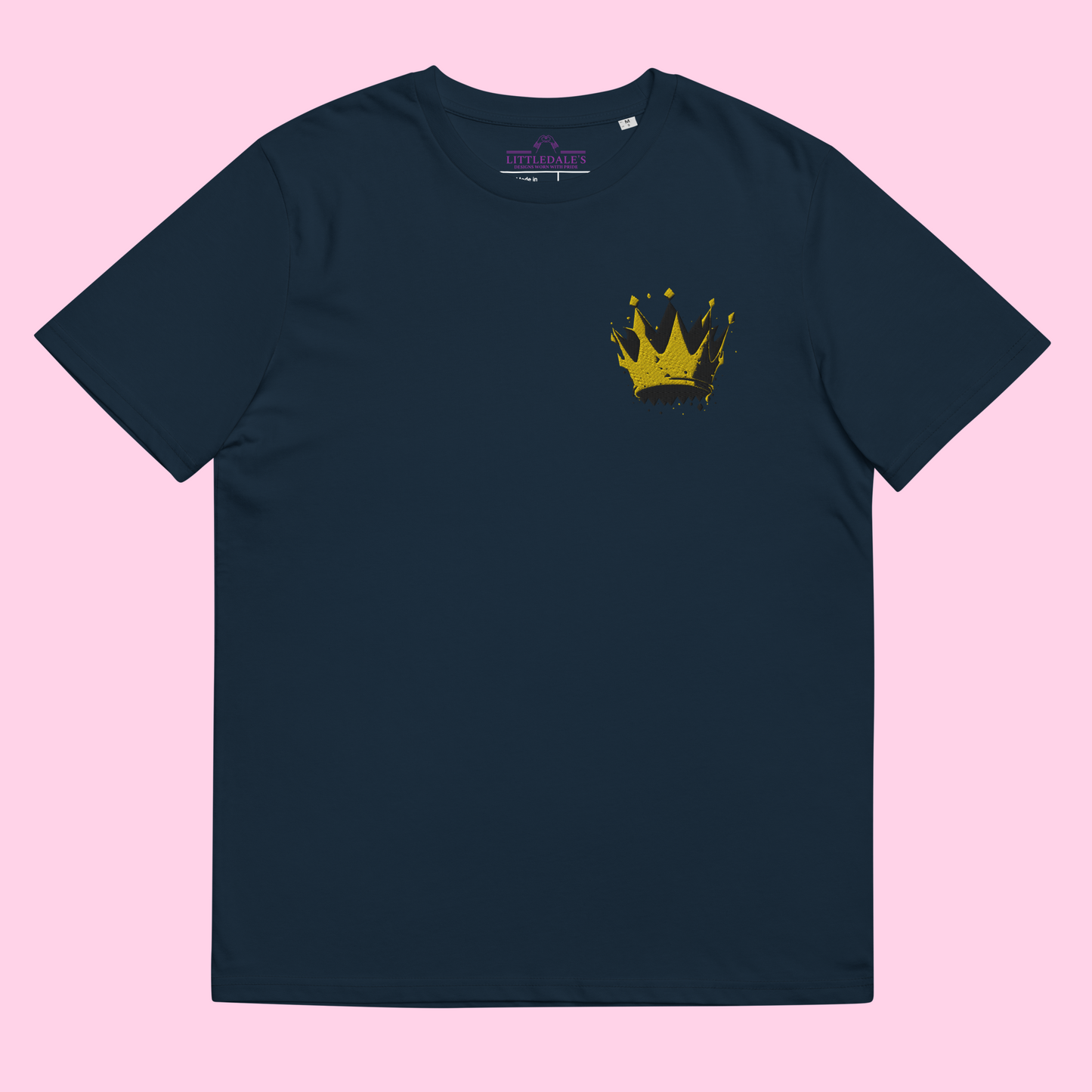 The Feeling Like Royalty Organic Tee - Embroidered