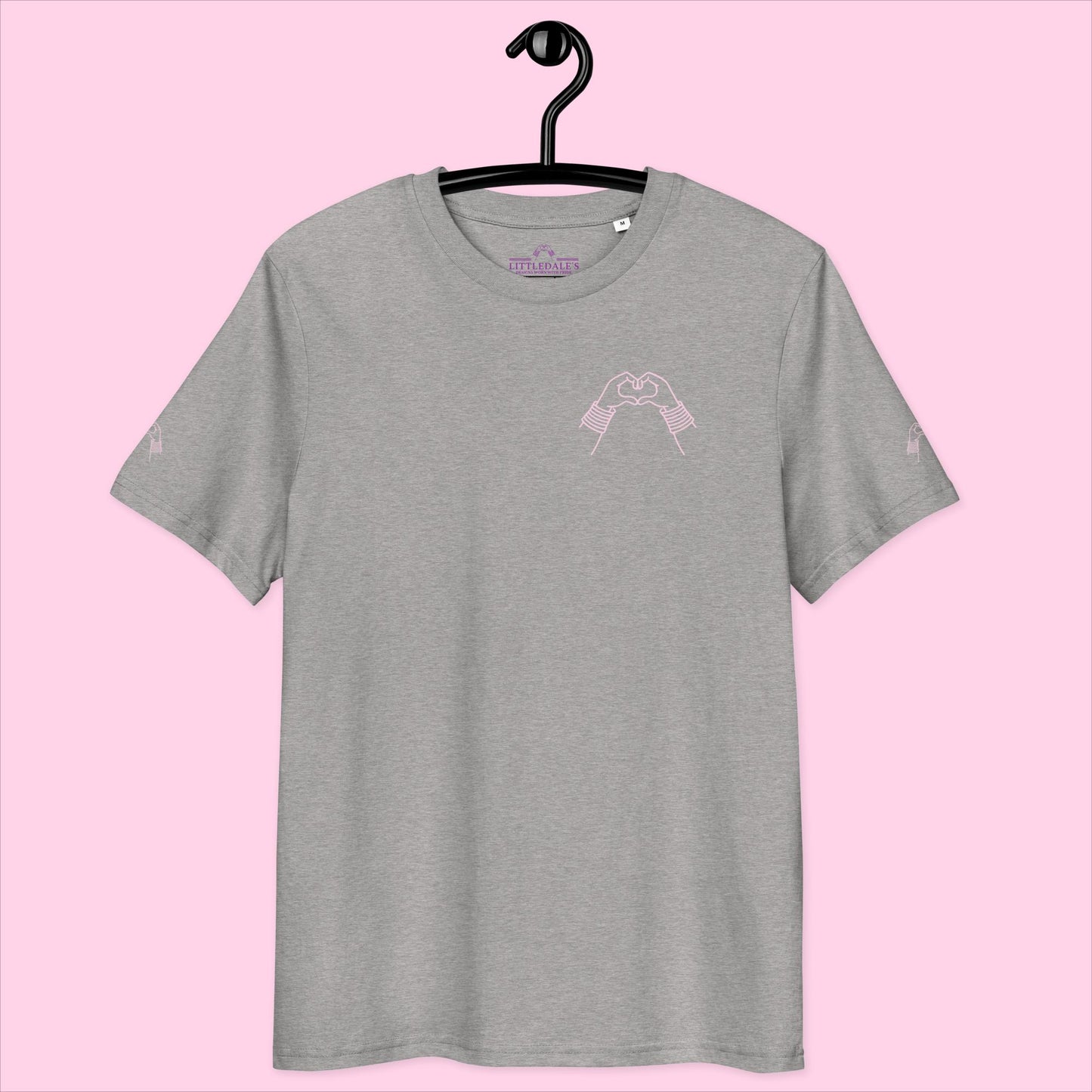 Littledale's Signature Organic Tee - The Perfectly Pink