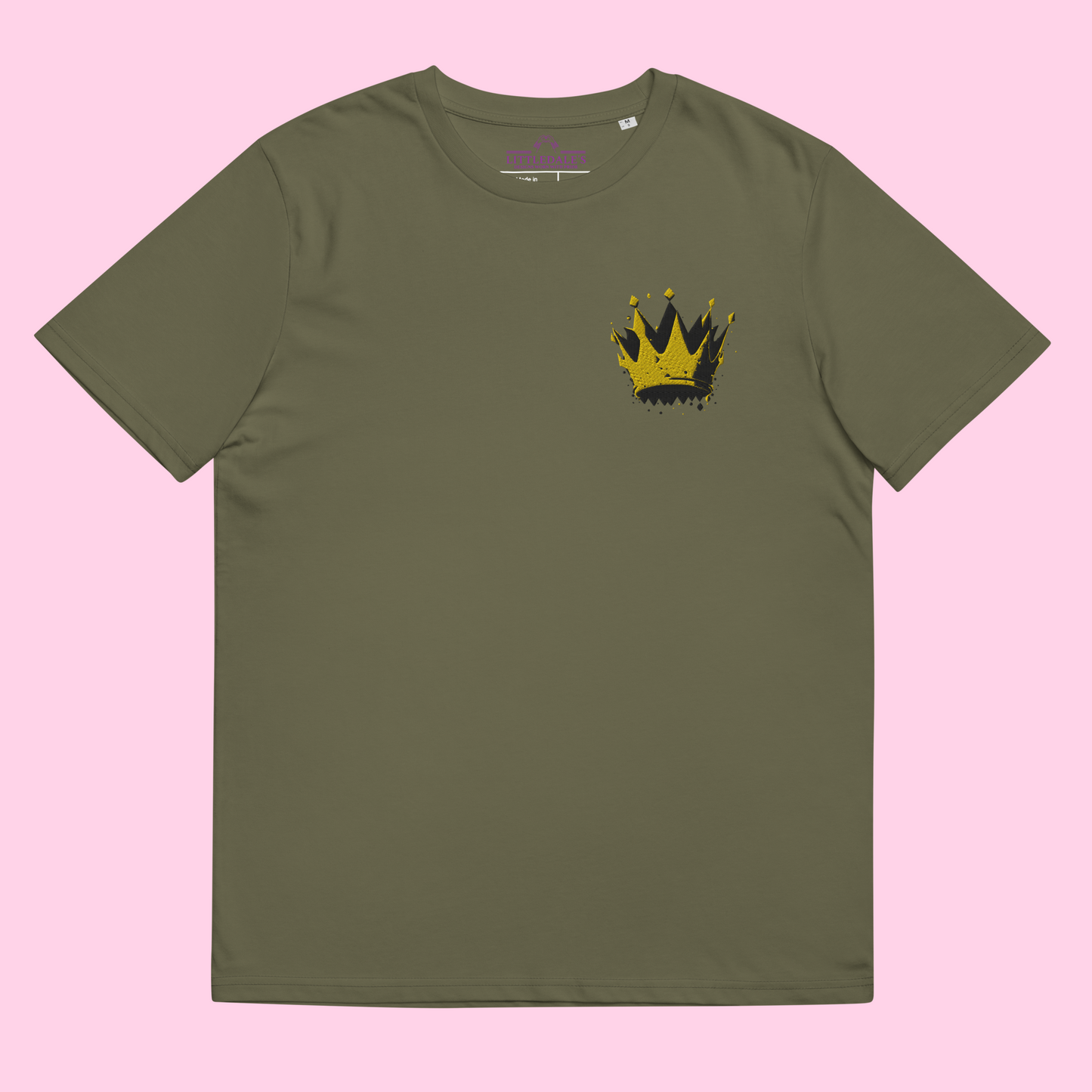 The Feeling Like Royalty Organic Tee - Embroidered