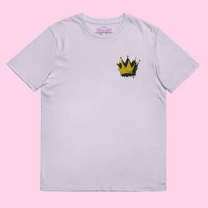 The Feeling Like Royalty Organic Tee - Embroidered