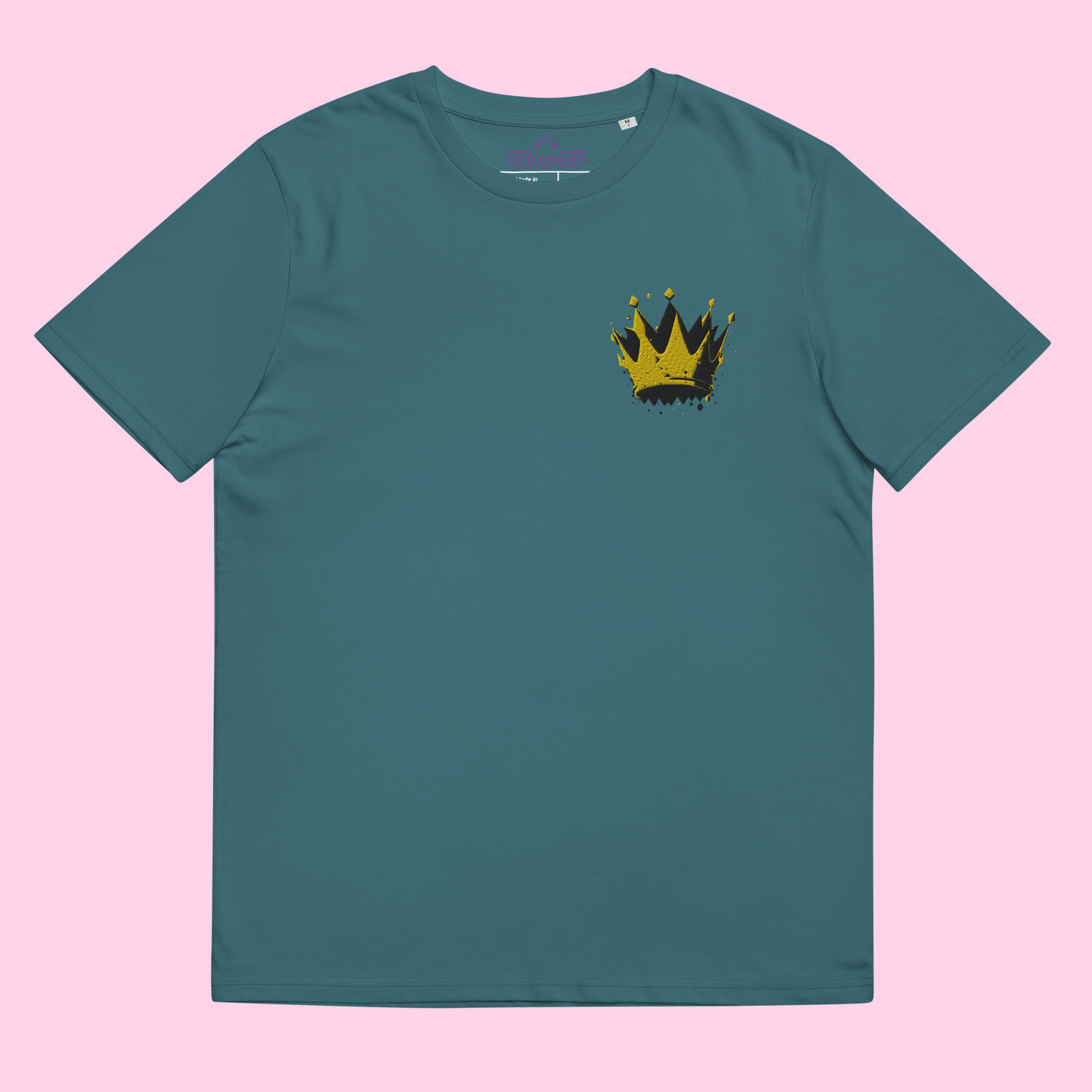 The Feeling Like Royalty Organic Tee - Embroidered