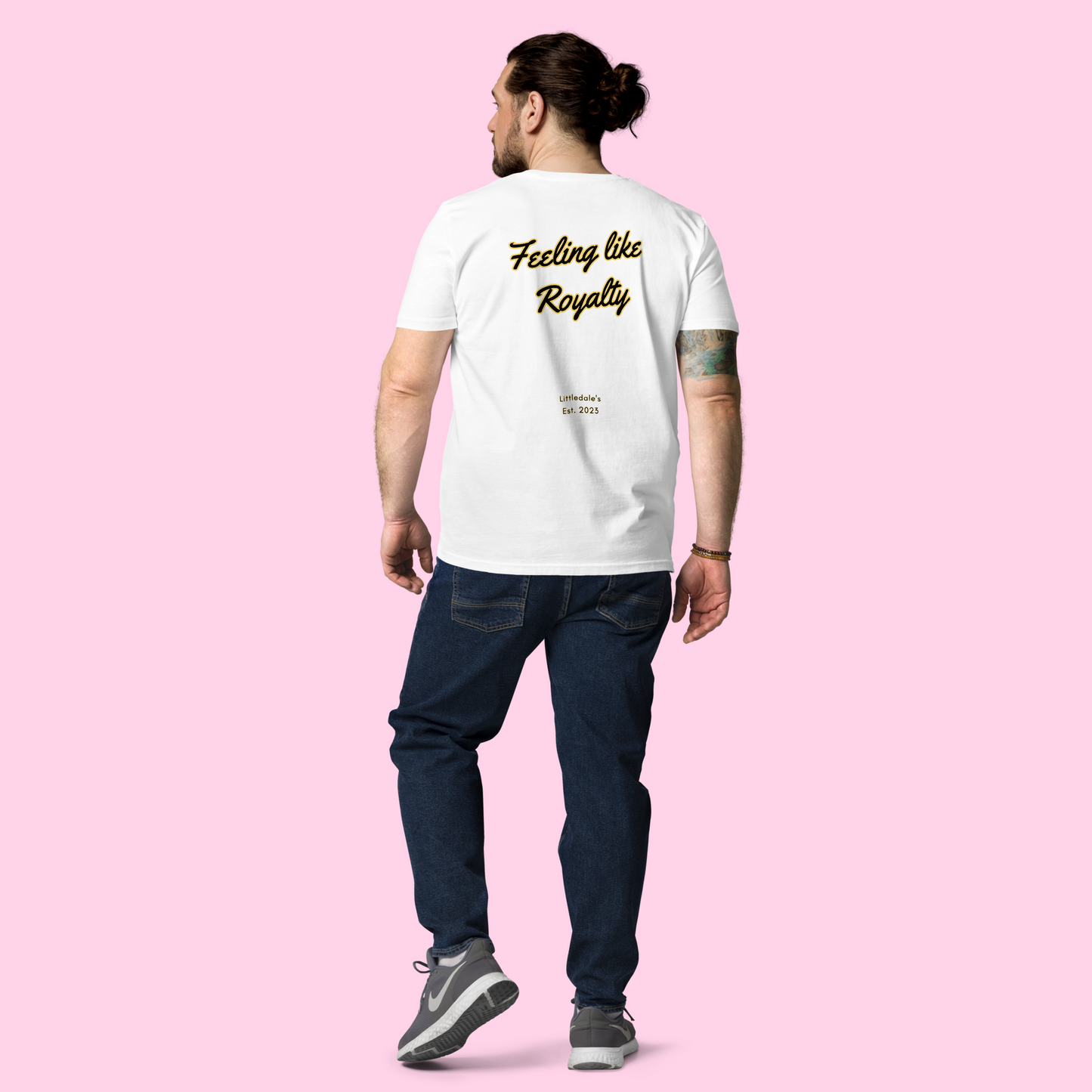 The Feeling Like Royalty Organic Tee - Embroidered