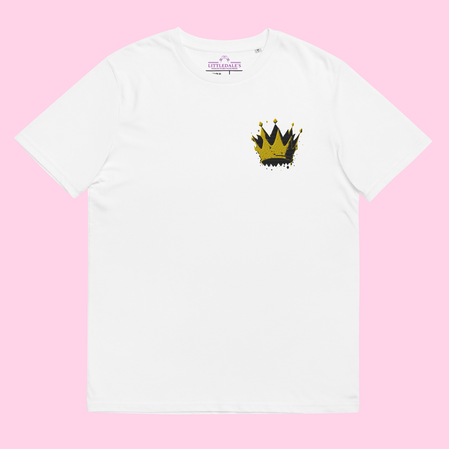 The Feeling Like Royalty Organic Tee - Embroidered