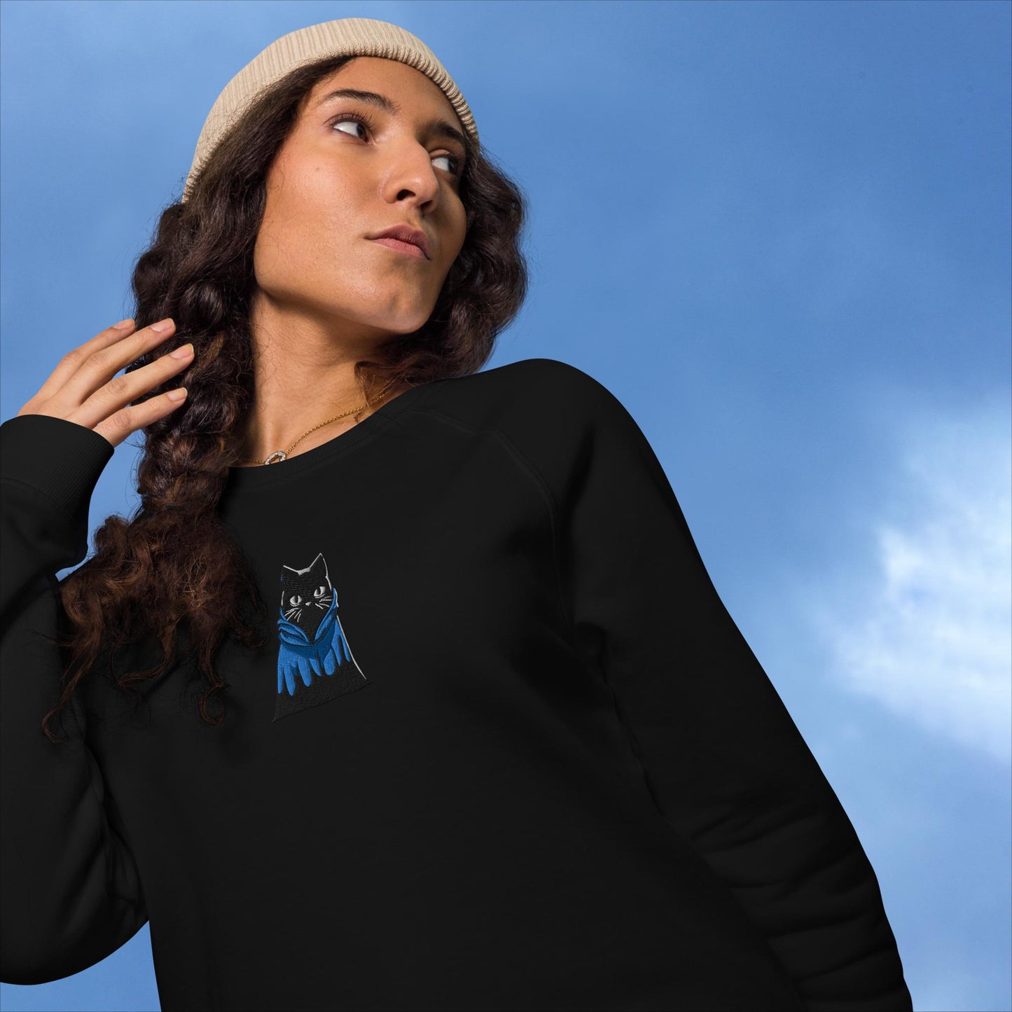 Indigo The Ninja Organic Sweatshirt