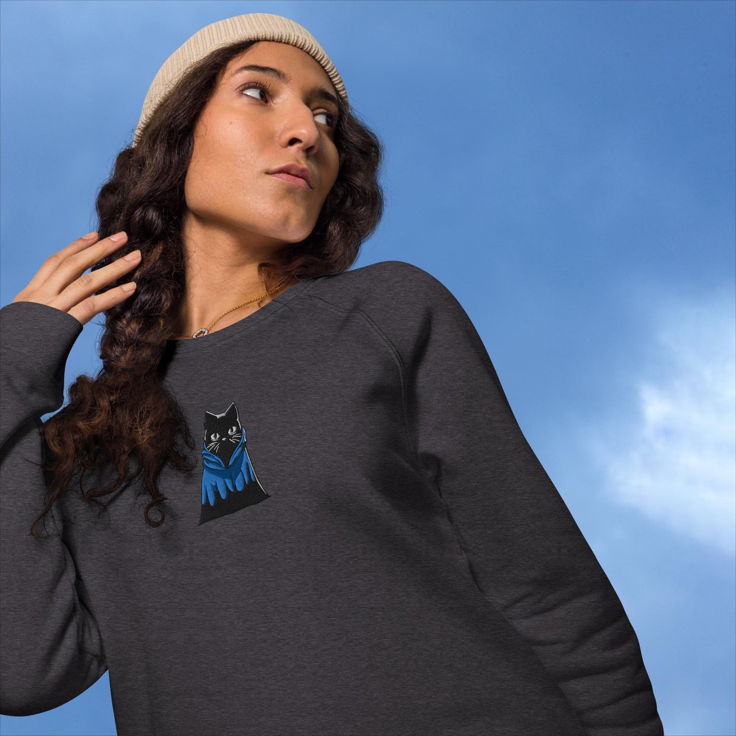 Indigo The Ninja Organic Sweatshirt