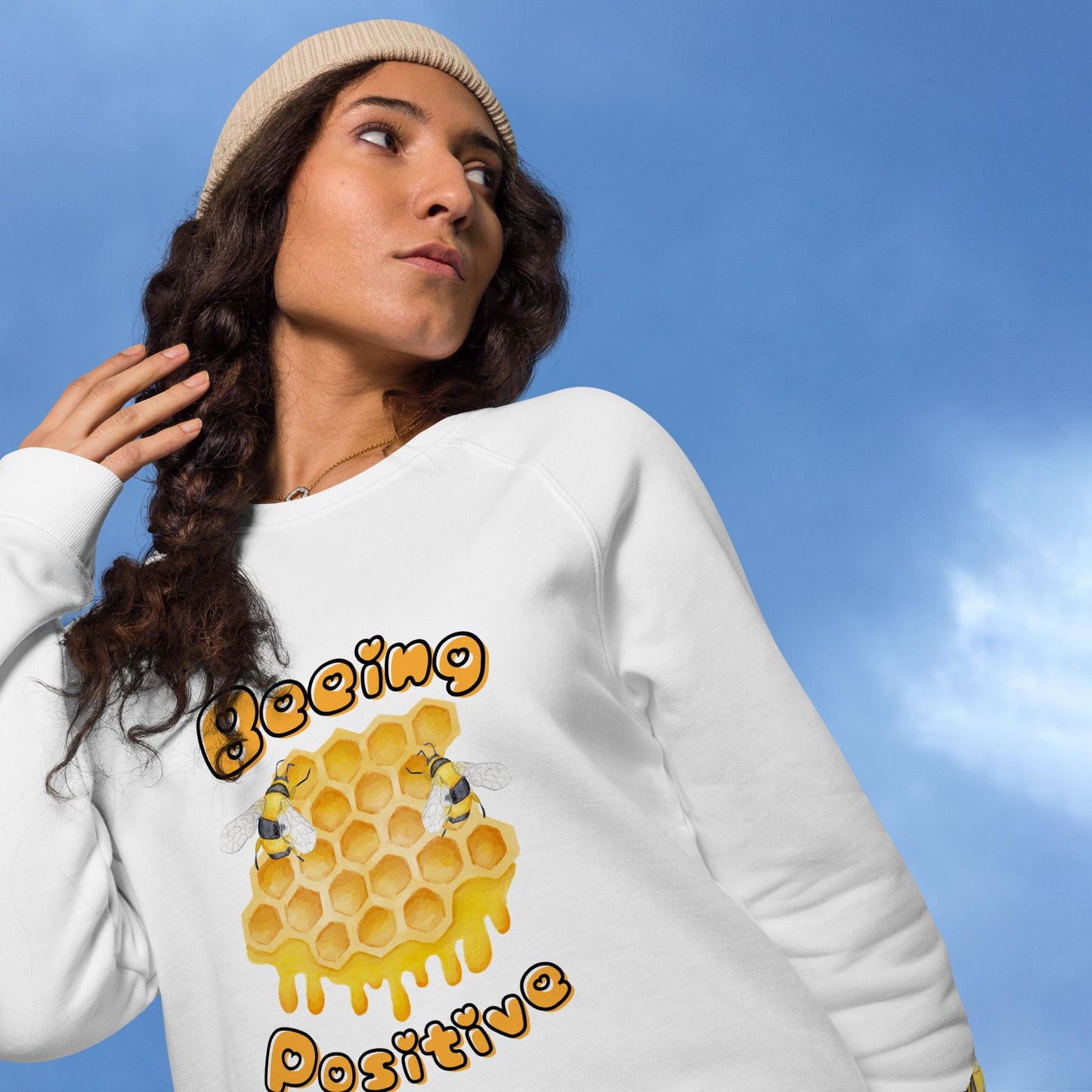 The Beeing Positive Organic Sweatshirt